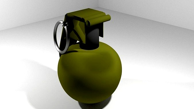Hand Grenade Fragmentation sphere shape