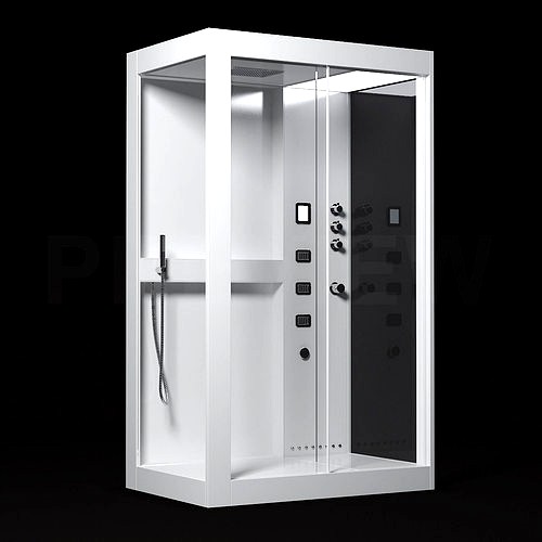 AVEC MOI - Rectangular shower cabin - Kos by Zucchetti