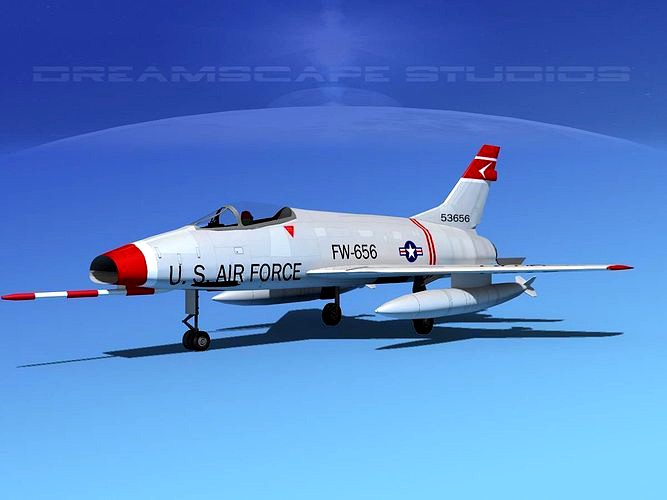 North American F-100D Super Sabre V05 USAF