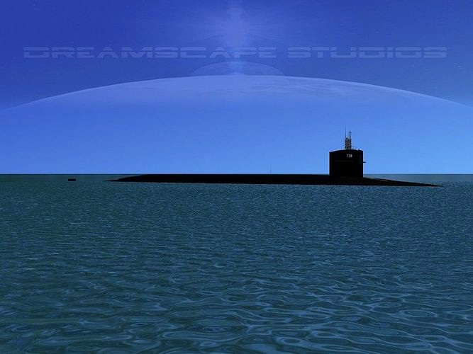 Ohio Class USS Maryland SSBN-738