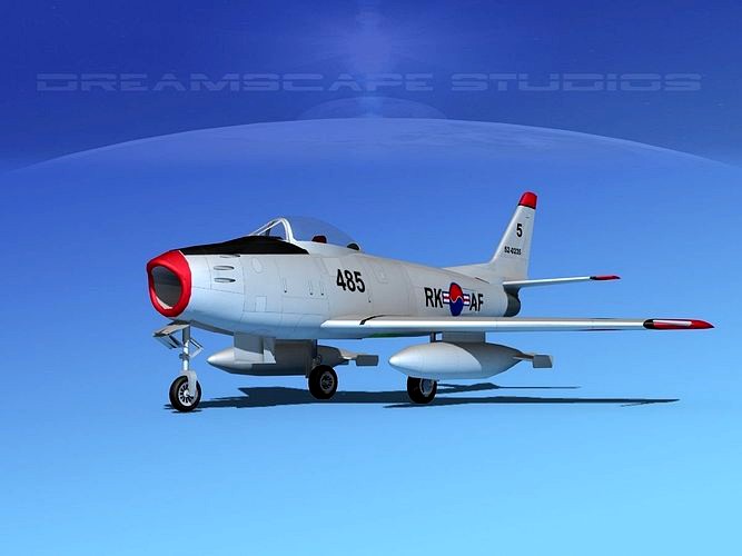 North American F-86 Sabre Jet V19 RKAF