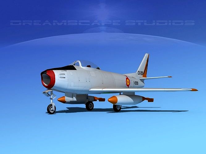 North American F-86 Sabre Jet Spain