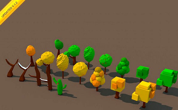 Low Poly Tree Pack 1