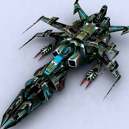 3DRT - Sci-Fi Fighters Fleet  - Fighter 4