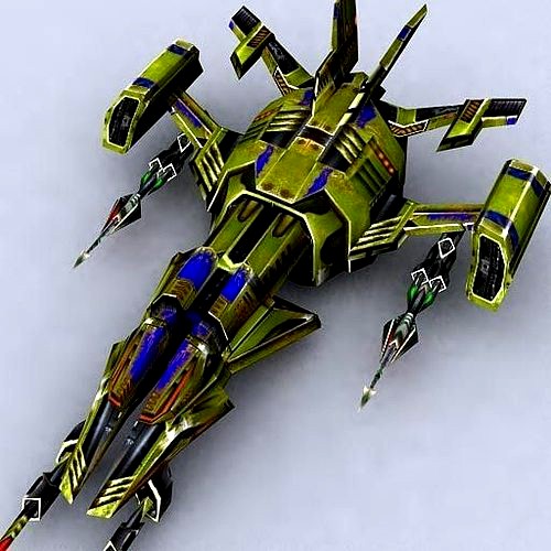 3DRT - Sci-Fi Fighters Fleet  -  Fighter 18