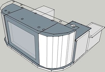 The exhibition portable T3 airframe reception table 20