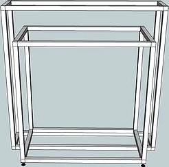 The exhibition portable T3 airframe reception table 24