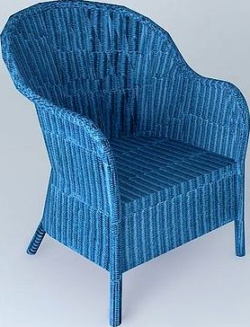Blue armchair VERONA Maisons du monde