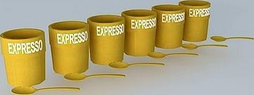 Set of 6 cups houses the world