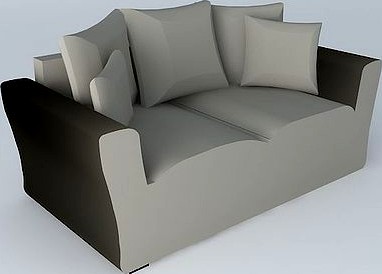 2 3 seat sofa taupe BALTHAZAR