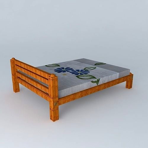 Modern cot in traditional style
