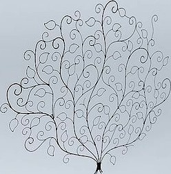 Branches wall decoration houses the world