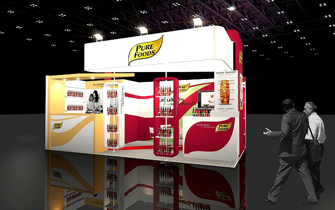 Booth Pure Foods design