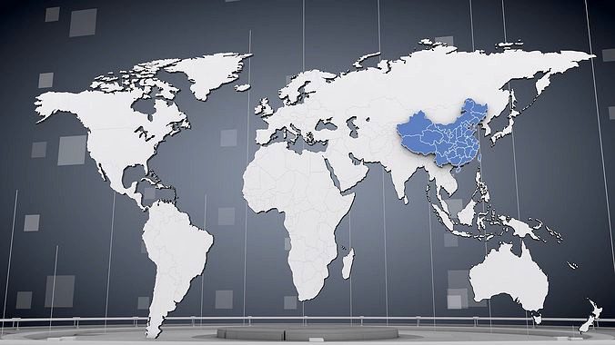 Cinema 4d World Map