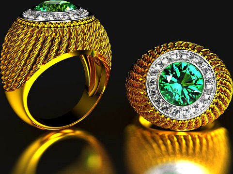 The Rope ring 3D Model