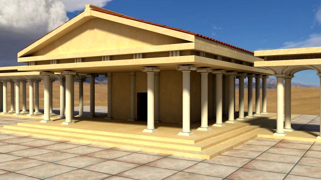 Greek temple 3D Model