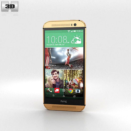 HTC One M8 Amber Gold