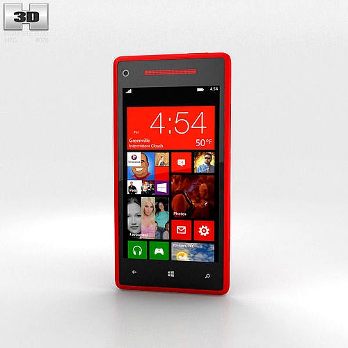 HTC Windows Phone 8X Flame Red