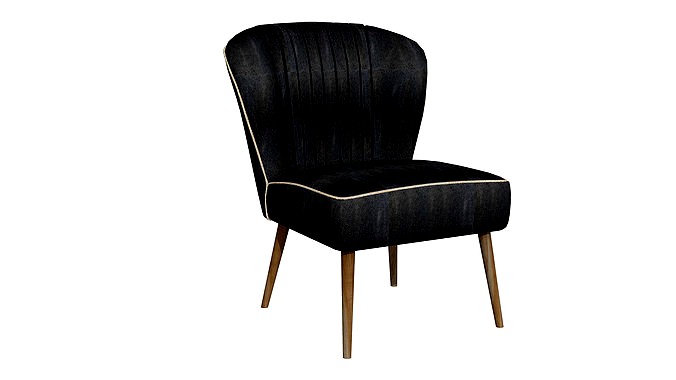 Modern black chair 222