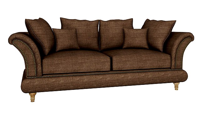 Stylish sofa with pillows 324