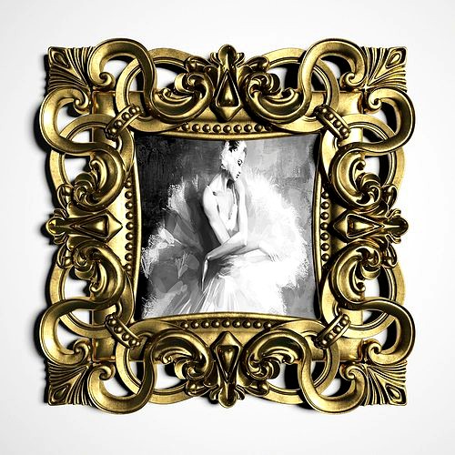 Antique Photo Frame