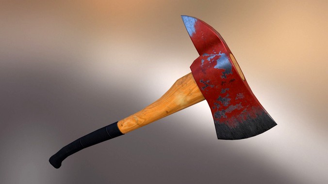 Fire Axe Low poly