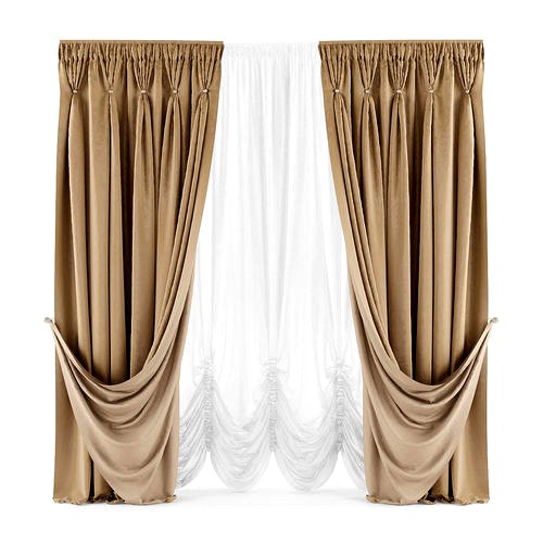 Curtain 3D model 36