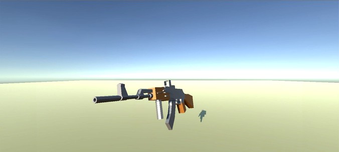 Low poly AK-47