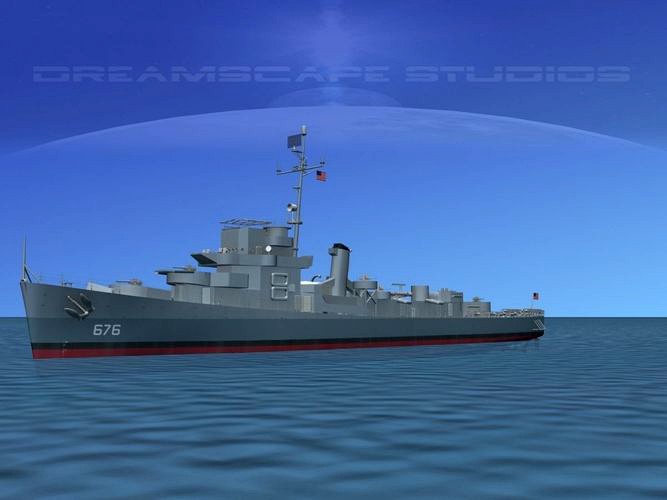 Destroyer Escort DE-676 USS Schmidt