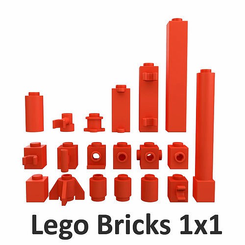 Lego Bricks 1x1