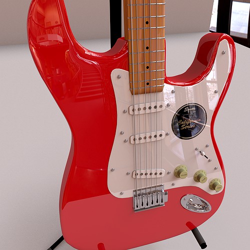 Fender Guitar And Stand