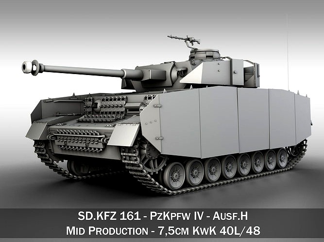 SD KFZ 161 PzKpfw IV - Panzer 4 - Ausf H