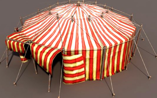 Circus Tent 3D Model