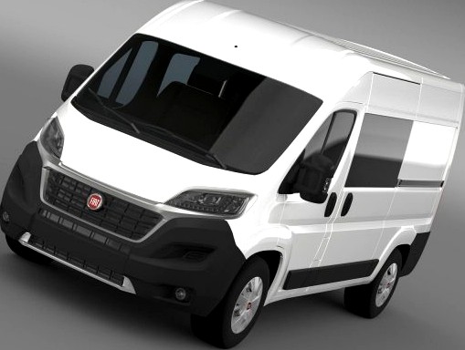 Fiat Ducato Combi Van 2015 3D Model