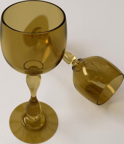 Wine Glass 3D Model