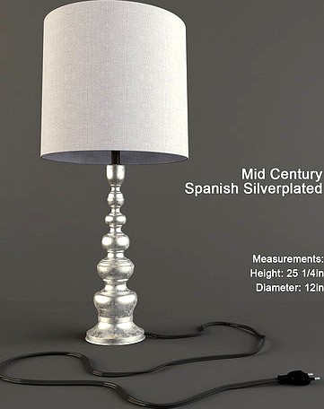 Mid Century Spanish Silverplated