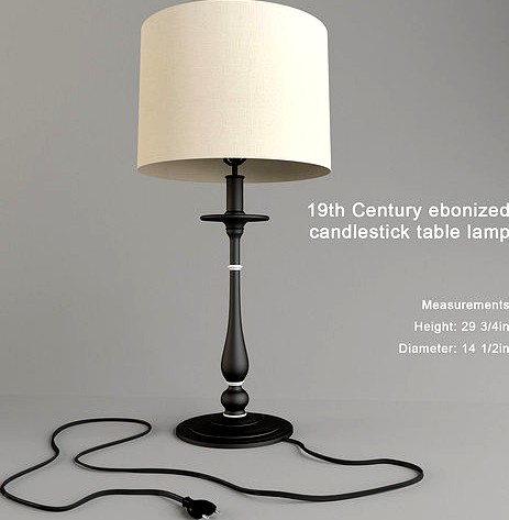 19th Century ebonized