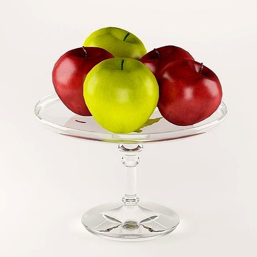 Apples and glass vase 04
