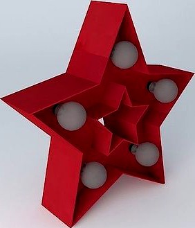 Wall light Star Circus Houses of the world