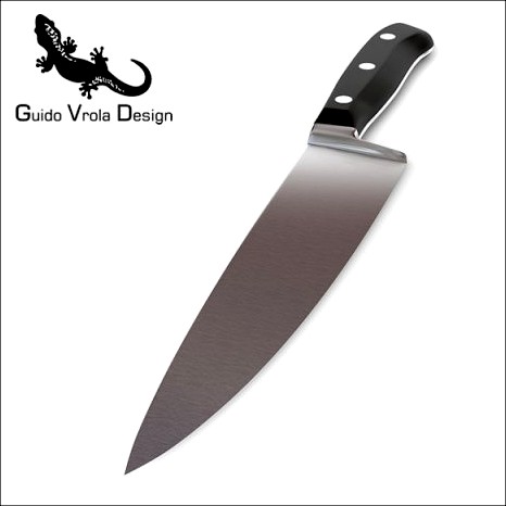 Cooks knife 3D Model