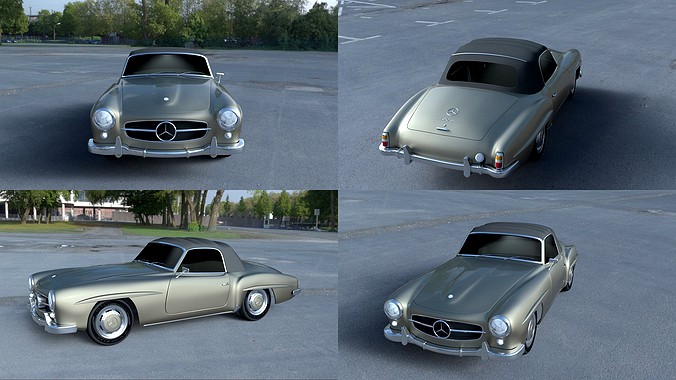 Mercedes 190SL Soft Top