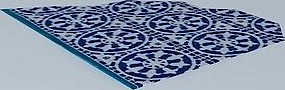 Santorini Blue carpet