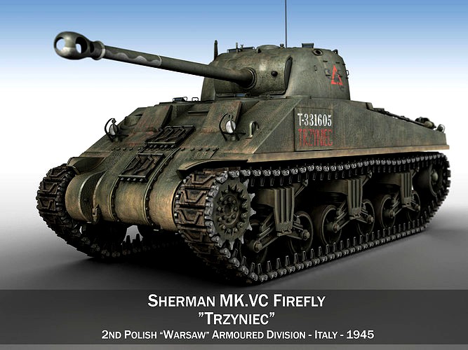 Sherman MK VC Firefly - Tryniec