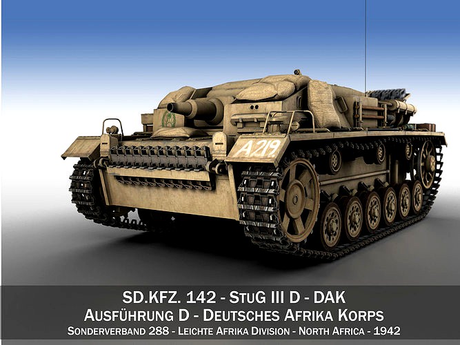 StuG III - Ausf D - DAK