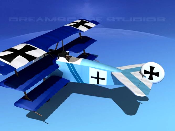 Fokker DR-1 Triplane V08