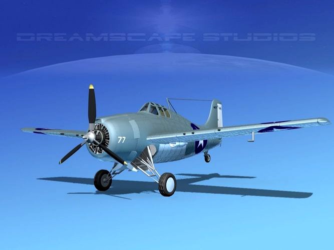 Grumman F4F-3 Wildcat V09