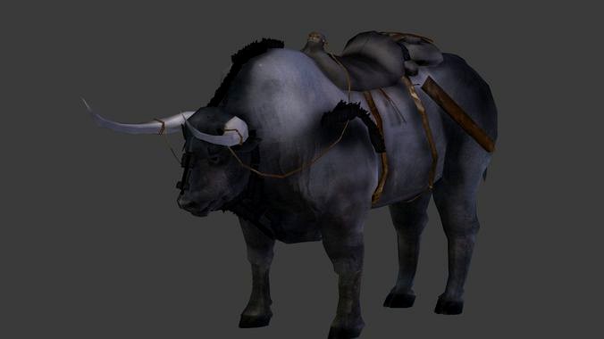 Bull Low Poly