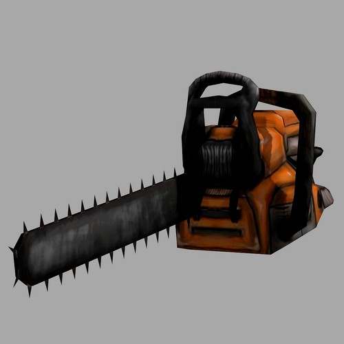 Chainsaw Low Poly