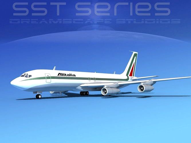 Boeing 707-320 SS Alitalia