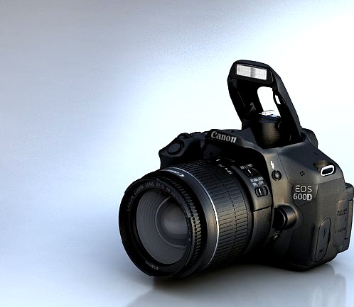 Canon 600D 3D Model